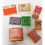 A collection of antique cigarettes and boxes to include Third Reich stamped Reemtsma R6, 10 Duett,