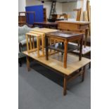 A nest of three Gelstg Danish tables,