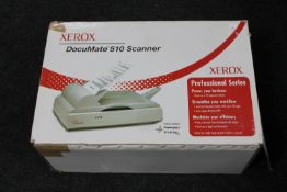 A boxed Zerox Docu Mate 510 scanner