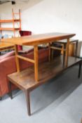 Two mid 20th century Danish coffee tables and a lamp table