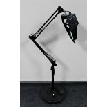 A 20th century angle poised reading lamp