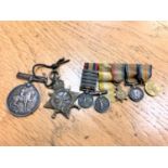 A WWI medal pair comprising British War Medal and 1914-15 Star, named to 9483 Spr. C. Campbell. R.