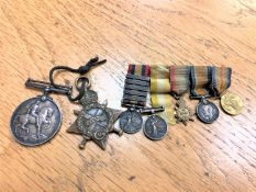 A WWI medal pair comprising British War Medal and 1914-15 Star, named to 9483 Spr. C. Campbell. R.