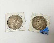 Two Victorian Crowns - 1887 & 1894 (2)