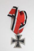 A German 1957 Knight's Cross on ribbon