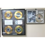A framed Elvis Presley 1969 RCZ four disc set, limited edition number 717 of 1969,
