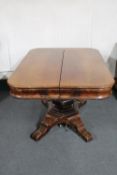 A 19th century pedestal extending table (no leaves)