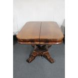 A 19th century pedestal extending table (no leaves)