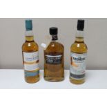 Three bottles of whisky : Highland Park 12,