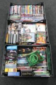 Three crates of DVD's and DVD box sets