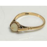 A lady's 9ct gold dress ring