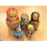 Five Russian dolls,