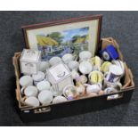 A box of Ringtons print, large quantity of Ringtons mugs, trinket dishes,