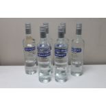 Six bottles of Polish vodka