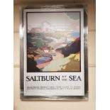 A railway advertising picture : Saltburn by the Sea,