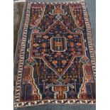 A Hamadan rug,