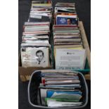 Five boxes and crates of LP records