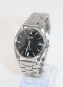 A gent's stainless steel Rolex Oyster Perpetual automatic centre seconds wristwatch, ref.