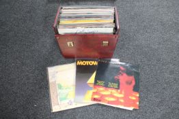 A case of LP records : Motown, Elton John,