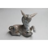 A Lladro figure of a donkey