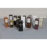 Fourteen miniature bottles of whisky, boxed, Macallan 10 years, 12 years,