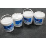 Four tubs of fuel express ice melt (10kg in each tub)