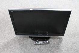 A Panasonic Viera LCD TV with remote