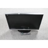 A Panasonic Viera LCD TV with remote