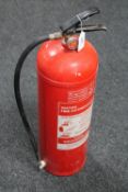 A water fire extinguisher