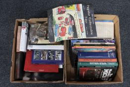 Two boxes of books - art and history