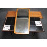 A teak coffee table,