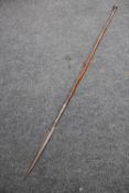 An antique long spear