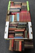 Four boxes of antiquarian and later books; religion, literature,