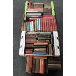 Four boxes of antiquarian and later books; religion, literature,