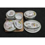 A tray of Royal Worcester Country Kitchen dinner ware