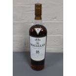 The Macallan, Highland Single Malt Scotch Whisky, 18 years old, 700ml.