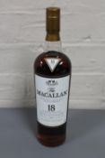 The Macallan, Highland Single Malt Scotch Whisky, 18 years old, 700ml.