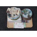 A collection of Royal Worcester Desert Orchid and other collector's plates