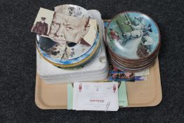 A collection of Royal Worcester Desert Orchid and other collector's plates