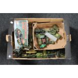 A box of die cast model vehicles : Lledo,