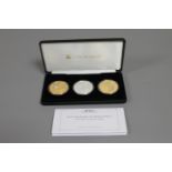 A Jubilee Mint three coin set, 'The Centenary of World War I £5 Coin Collection',
