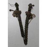 Two Chinese coin daggers