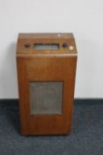 A 1930's walnut cased Cossair standing radio