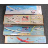 Four boxed model planes to include a Gentle Lady Sea Plane,