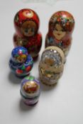 Five Russian dolls,