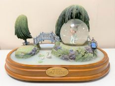 A Disney Mary Poppins 40th Anniversary musical and revolving snow globe in original box