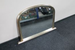 A Victorian style overmantel mirror,