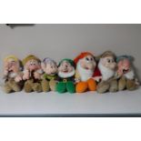 Seven Disney Store Exclusive Seven Dwarfs soft toys