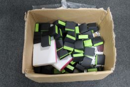 A box of jewellery boxes and trays