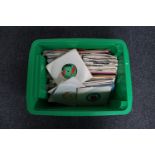 A box of 7" singles : mainly reggae, soul,